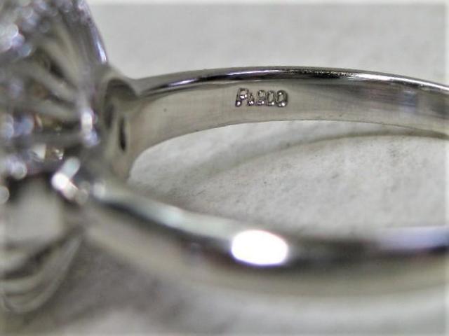 Pt900プラチナ リング指輪 パール9.8mm アコヤ真珠 ダイヤ0.91ct < 女性アクセサリー/時計  Pt900プラチナ リング指輪 パール9.8mm アコヤ真珠 ダイヤ0.91ct < 女性アクセサリー/時計の