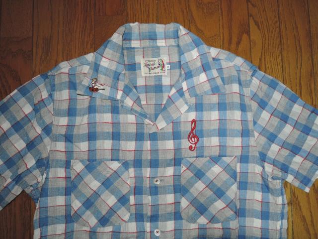 HYSTERIC GLAMOUR ヒステリックグラマー ボーリングシャツ M 半袖 チェックシャツ 刺繍 ステッチ ロゴ LOGO < ブランド HYSTERIC GLAMOUR ヒステリックグラマー ボーリングシャツ M 半袖 チェックシャツ 刺繍 ステッチ ロゴ LOGO < ブランドの