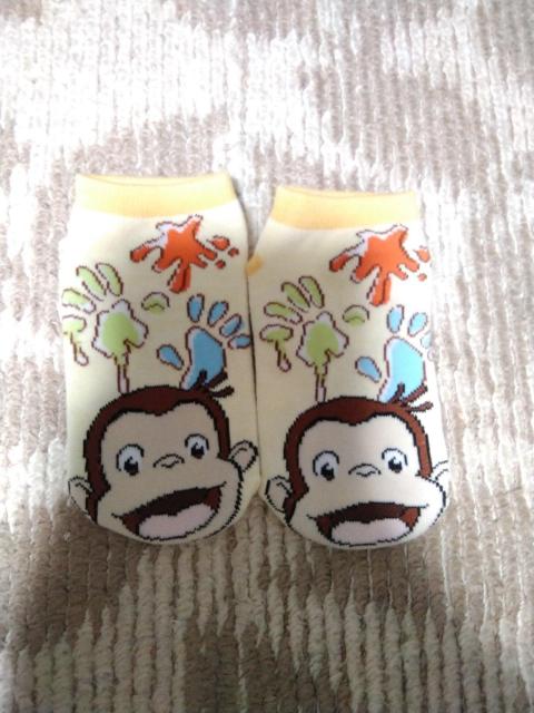 子供用   おさるのジョージ   くつ下   16〜18cm < キッズ/ベビー  子供用   おさるのジョージ   くつ下   16〜18cm  < キッズ/ベビーの