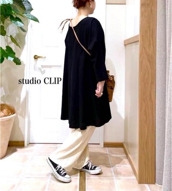 新品 スタジオクリップ ★さらさらチュニックワンピ < ブランド 新品 スタジオクリップ ★さらさらチュニックワンピ < ブランドの