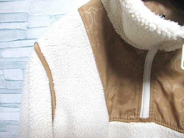 □COACH コーチ シグネチャー柄 ハーフジップ フリース ブルゾン/メンズ/☆新作モデル < ブランド □COACH コーチ シグネチャー柄 ハーフジップ フリース ブルゾン/メンズ/☆新作モデル < ブランドの