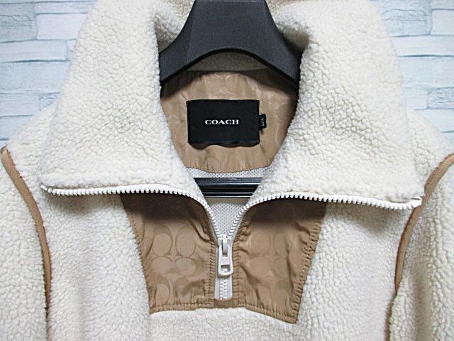 □COACH コーチ シグネチャー柄 ハーフジップ フリース ブルゾン/メンズ/☆新作モデル < ブランド □COACH コーチ シグネチャー柄 ハーフジップ フリース ブルゾン/メンズ/☆新作モデル < ブランドの