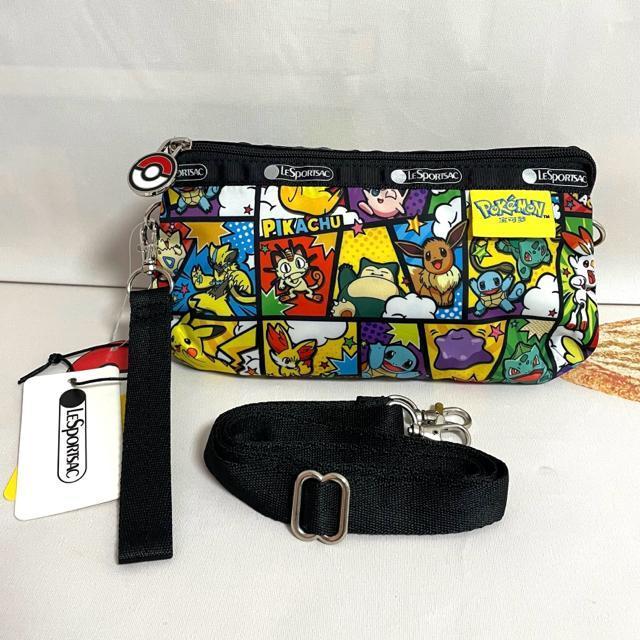★新品★LeSportsac レスポートサック ポケモン ピカチュウ ショルダーバッグ ミニショルダー ポーチ 8105 送料無料 < 女性ファッション  ★新品★LeSportsac レスポートサック ポケモン ピカチュウ ショルダーバッグ ミニショルダー ポーチ 8105 送料無料  < 女性ファッションの
