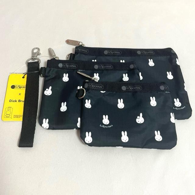 ���V�i��LeSportsac ���X�|�[�g�T�b�N �~�b�t�B�[ 3�A�|�[�` �R�X���|�[�` 3455 �Z�b�g �u���b�N �� ��������