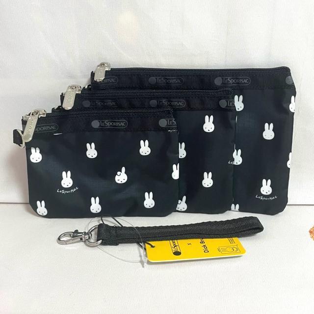 ���V�i��LeSportsac ���X�|�[�g�T�b�N �~�b�t�B�[ 3�A�|�[�` �R�X���|�[�` 3455 �Z�b�g �u���b�N �� ��������