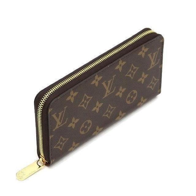 ◆ 本物 新品同様 ◆ LV ルイヴィトン ジッピーウォレット モノグラム 長財布 ブラウン RFID 袋 箱 人気 M42616 < ブランド  ◆ 本物 新品同様 ◆ LV ルイヴィトン ジッピーウォレット モノグラム 長財布 ブラウン RFID 袋 箱 人気 M42616 < ブランドの