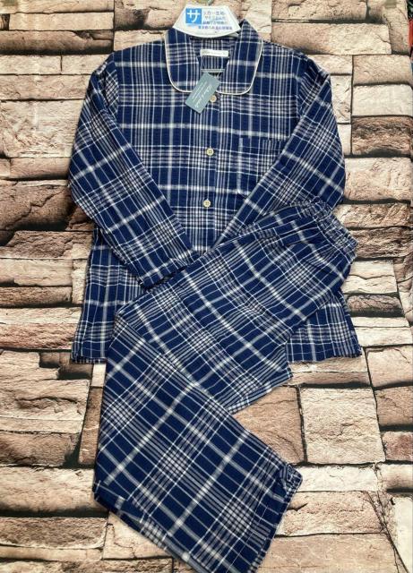 送料無料!サッカー生地のサラリとした肌触り&清涼感!格子柄 長袖 綿混レディースパジャマ(画像から)1組 < 女性ファッション 送料無料!サッカー生地のサラリとした肌触り&清涼感!格子柄 長袖 綿混レディースパジャマ(画像から)1組 < 女性ファッションの