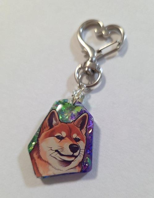 柴犬ちゃんハンドメイドキーホルダー★  柴犬   柴犬アクセサリー   柴犬グッズ   柴犬レジン  犬グッズ   犬アクセサリー < 女性ファッション  柴犬ちゃんハンドメイドキーホルダー★  柴犬   柴犬アクセサリー   柴犬グッズ   柴犬レジン  犬グッズ   犬アクセサリー < 女性ファッションの