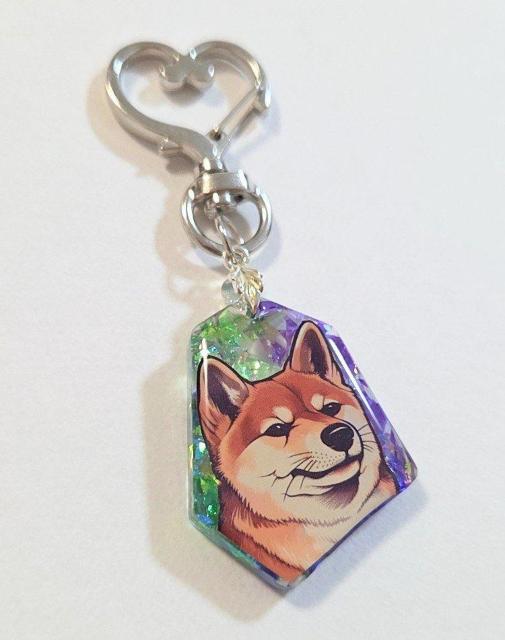 柴犬ちゃんハンドメイドキーホルダー★  柴犬   柴犬アクセサリー   柴犬グッズ   柴犬レジン  犬グッズ   犬アクセサリー < 女性ファッション  柴犬ちゃんハンドメイドキーホルダー★  柴犬   柴犬アクセサリー   柴犬グッズ   柴犬レジン  犬グッズ   犬アクセサリー < 女性ファッションの
