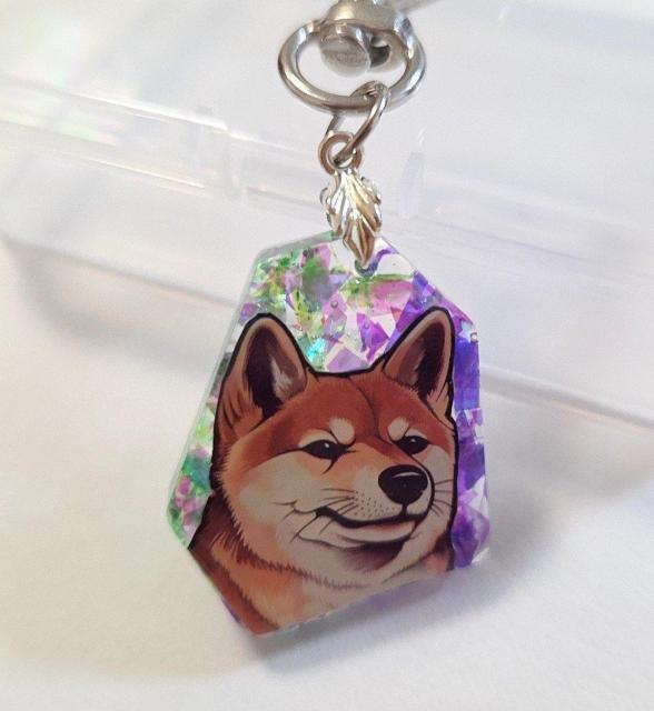 柴犬ちゃんハンドメイドキーホルダー★  柴犬   柴犬アクセサリー   柴犬グッズ   柴犬レジン  犬グッズ   犬アクセサリー < 女性ファッション  柴犬ちゃんハンドメイドキーホルダー★  柴犬   柴犬アクセサリー   柴犬グッズ   柴犬レジン  犬グッズ   犬アクセサリー < 女性ファッションの