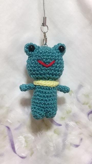 かえる編みぐるみストラップ < ペット/手芸/園芸  かえる編みぐるみストラップ  < ペット/手芸/園芸の
