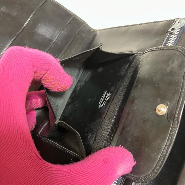 【ヴィンテージ】【LONGCHAMP】 レザー / 三つ折り 長財布 < ブランド 【ヴィンテージ】【LONGCHAMP】 レザー / 三つ折り 長財布 < ブランドの