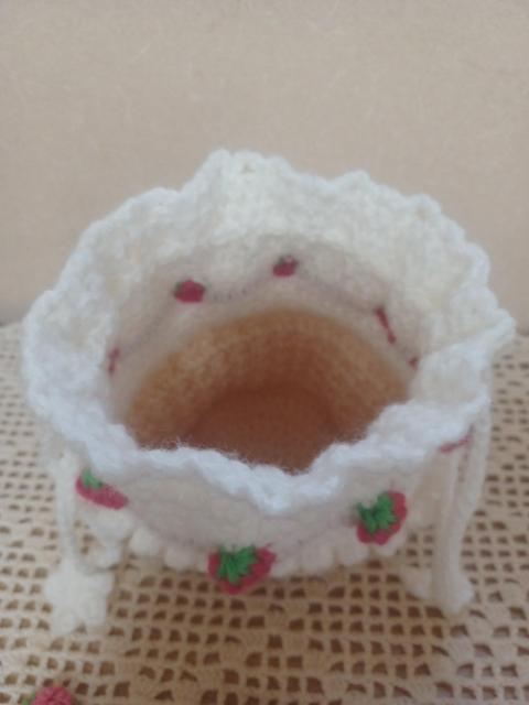 ☆Hand made☆ 苺のカップケーキ*巾着*花 < 女性ファッション ☆Hand made☆ 苺のカップケーキ*巾着*花 < 女性ファッションの