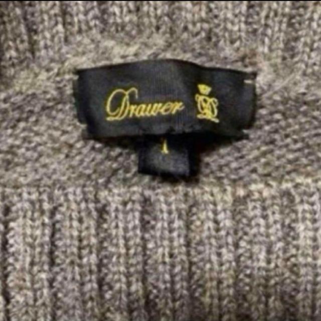Drawer ニット セーター アルパカ50% ボートネック グレーMドゥロワー < ブランド Drawer ニット セーター アルパカ50% ボートネック グレーMドゥロワー < ブランドの