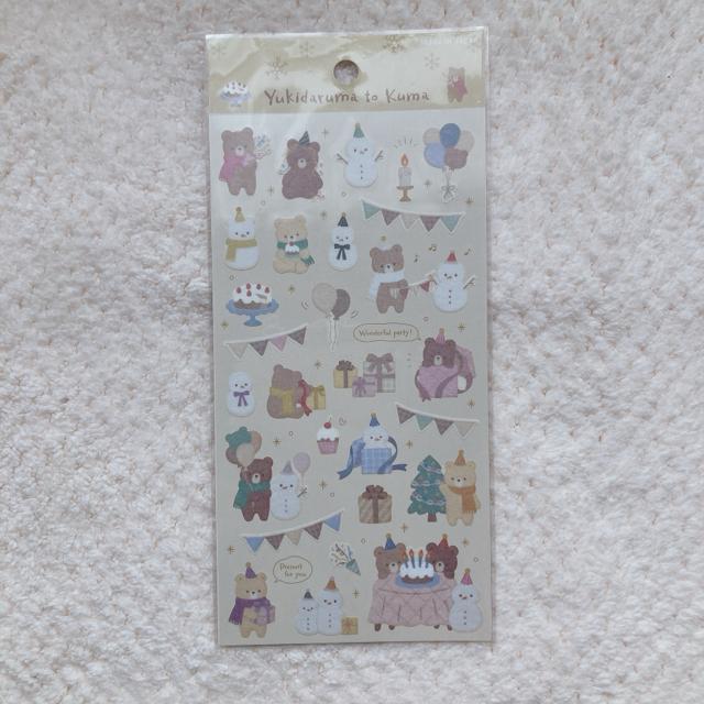 新品 雪だるま クマ シール ステッカー デコ コラージュ 素材 シール帳 パーティー N2m < インテリア/ライフ 新品 雪だるま クマ シール ステッカー デコ コラージュ 素材 シール帳 パーティー N2m < インテリア/ライフの