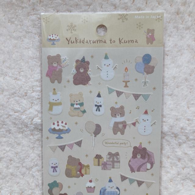 新品 雪だるま クマ シール ステッカー デコ コラージュ 素材 シール帳 パーティー N2m < インテリア/ライフ 新品 雪だるま クマ シール ステッカー デコ コラージュ 素材 シール帳 パーティー N2m < インテリア/ライフの