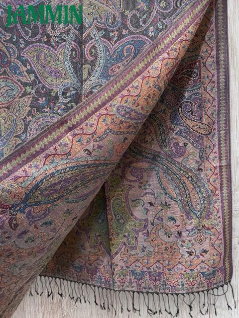 ペーズリー柄ストール アジアン ストール エスニック バラクラバ巻きにも < 女性ファッション ペーズリー柄ストール アジアン ストール エスニック バラクラバ巻きにも < 女性ファッションの