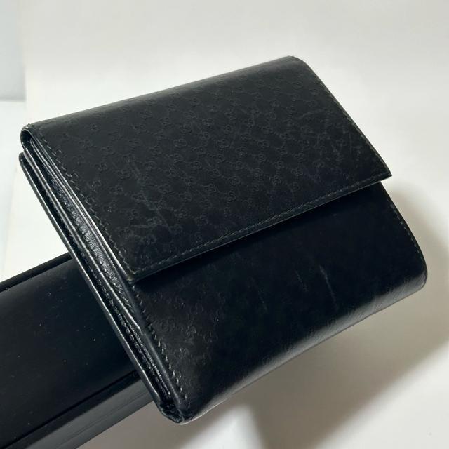 GUCCI グッチ GG ジャッキー 035・04162191 レザー 折り財布 ブラック < ブランド GUCCI グッチ GG ジャッキー 035・04162191 レザー 折り財布 ブラック < ブランドの