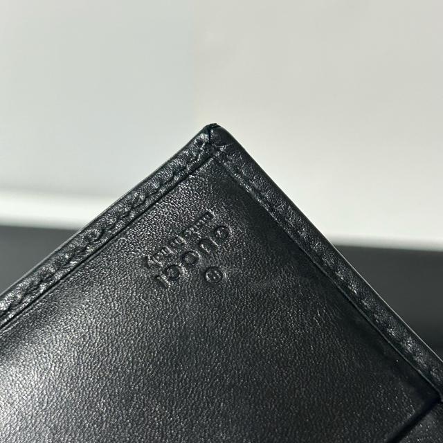 GUCCI グッチ GG ジャッキー 035・04162191 レザー 折り財布 ブラック < ブランド GUCCI グッチ GG ジャッキー 035・04162191 レザー 折り財布 ブラック < ブランドの