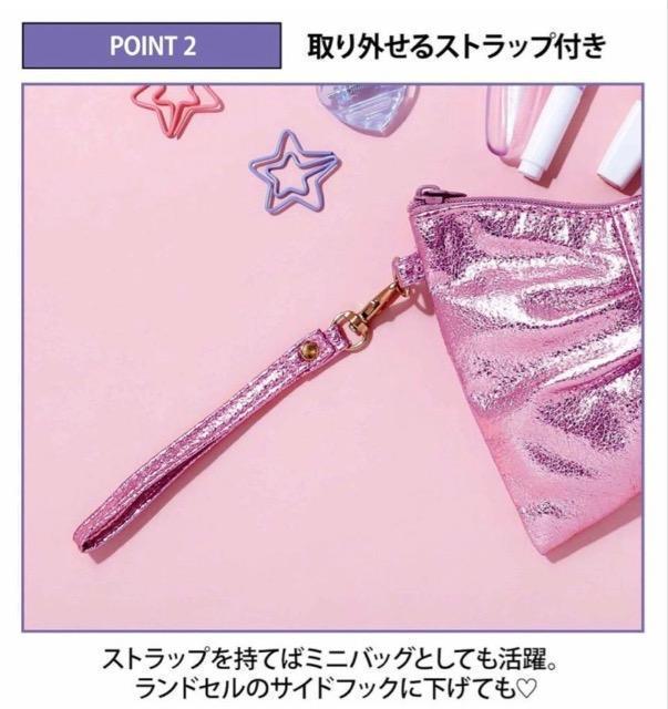 mini雑誌付録★しなこちゃんプロデュース★キラキラ☆BIGリボンポーチ < 女性ファッション mini雑誌付録★しなこちゃんプロデュース★キラキラ☆BIGリボンポーチ < 女性ファッションの