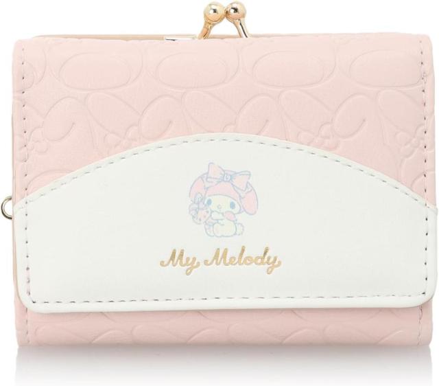 マイメロディ財布 口金 がま口 三つ折り マイメロディ 財布 ミニ財布 サンリオ マイメロ 型押し < 女性ファッション マイメロディ財布 口金 がま口 三つ折り マイメロディ 財布 ミニ財布 サンリオ マイメロ 型押し < 女性ファッションの