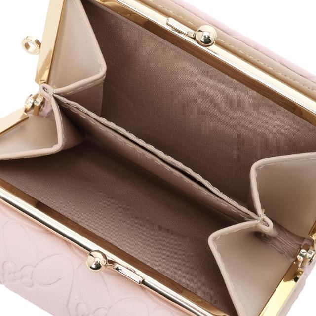 マイメロディ財布 口金 がま口 三つ折り マイメロディ 財布 ミニ財布 サンリオ マイメロ 型押し < 女性ファッション マイメロディ財布 口金 がま口 三つ折り マイメロディ 財布 ミニ財布 サンリオ マイメロ 型押し < 女性ファッションの