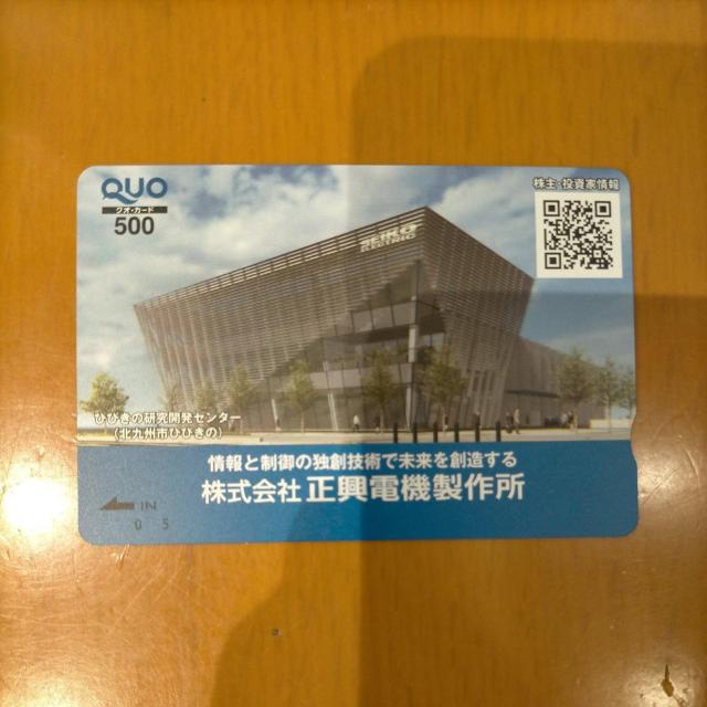 �~�j���^�[�@�N�I�J�[�h 500�~ 