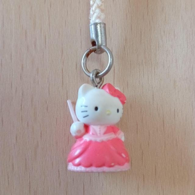 中古 根付 ストラップ ハローキティ < おもちゃ  中古 根付 ストラップ ハローキティ < おもちゃの