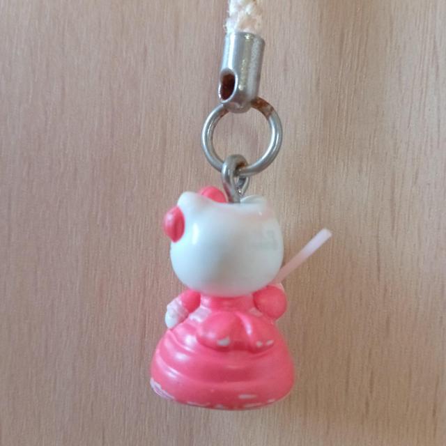 中古 根付 ストラップ ハローキティ < おもちゃ  中古 根付 ストラップ ハローキティ < おもちゃの