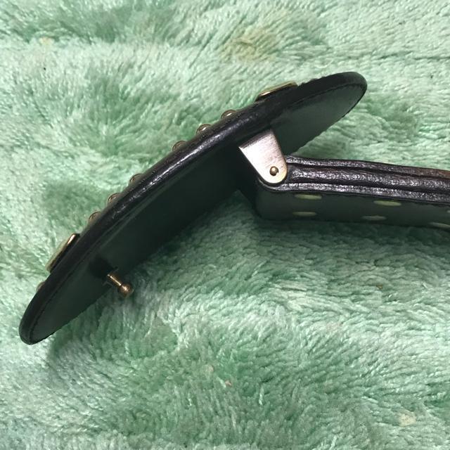 正規品 ドルチェ&ガッバーナ スタッズ レザーベルト 茶×金 85cm < ブランド  正規品 ドルチェ&ガッバーナ スタッズ レザーベルト 茶×金 85cm < ブランドの