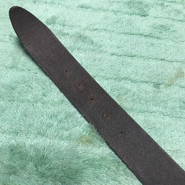 正規品 ドルチェ&ガッバーナ スタッズ レザーベルト 茶×金 85cm < ブランド  正規品 ドルチェ&ガッバーナ スタッズ レザーベルト 茶×金 85cm < ブランドの