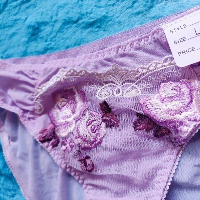 大人Sexy。。。ゴージャス刺繍&ストレッチメッシュパンティー。。。ショーツ。。。パープル。。 < 女性ファッション  大人Sexy。。。ゴージャス刺繍&ストレッチメッシュパンティー。。。ショーツ。。。パープル。。 < 女性ファッションの