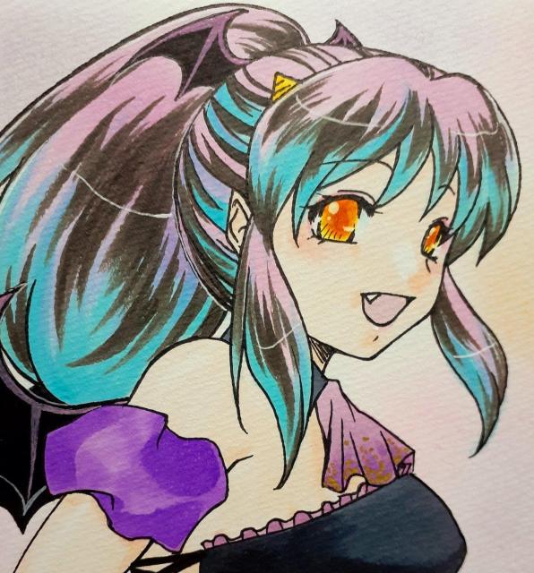 本日早期終了 自作イラストB5 うる星やつら/ラム ハロウィン < アニメ/コミック/キャラクター  本日早期終了 自作イラストB5 うる星やつら/ラム ハロウィン  < アニメ/コミック/キャラクターの