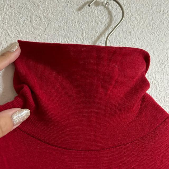 ジャンニロジュディチェ ニット ハイネック ウール レディース 薄手 赤 < 女性ファッション ジャンニロジュディチェ ニット ハイネック ウール レディース 薄手 赤 < 女性ファッションの