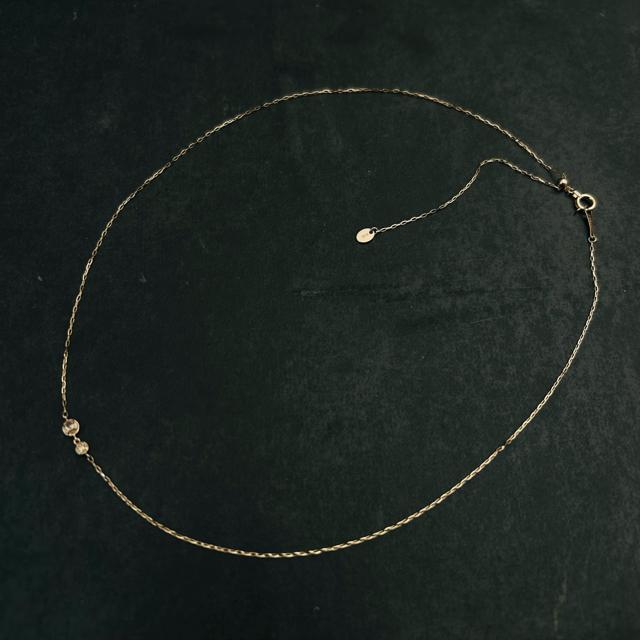 ete bijoux K18 PG ダイヤモンド ネックレス ピンクゴールド < 女性アクセサリー/時計 ete bijoux K18 PG ダイヤモンド ネックレス ピンクゴールド < 女性アクセサリー/時計の