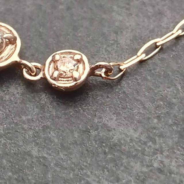 ete bijoux K18 PG ダイヤモンド ネックレス ピンクゴールド < 女性アクセサリー/時計 ete bijoux K18 PG ダイヤモンド ネックレス ピンクゴールド < 女性アクセサリー/時計の