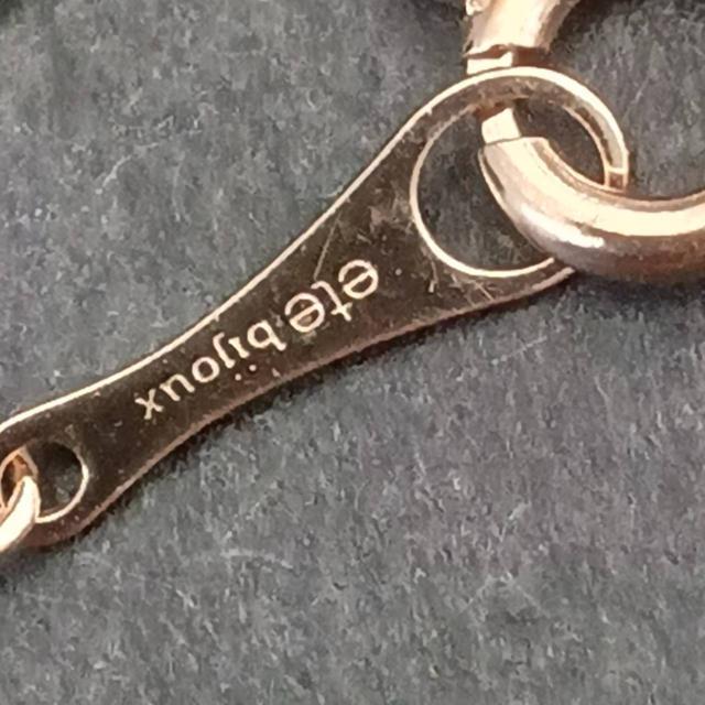 ete bijoux K18 PG ダイヤモンド ネックレス ピンクゴールド < 女性アクセサリー/時計 ete bijoux K18 PG ダイヤモンド ネックレス ピンクゴールド < 女性アクセサリー/時計の