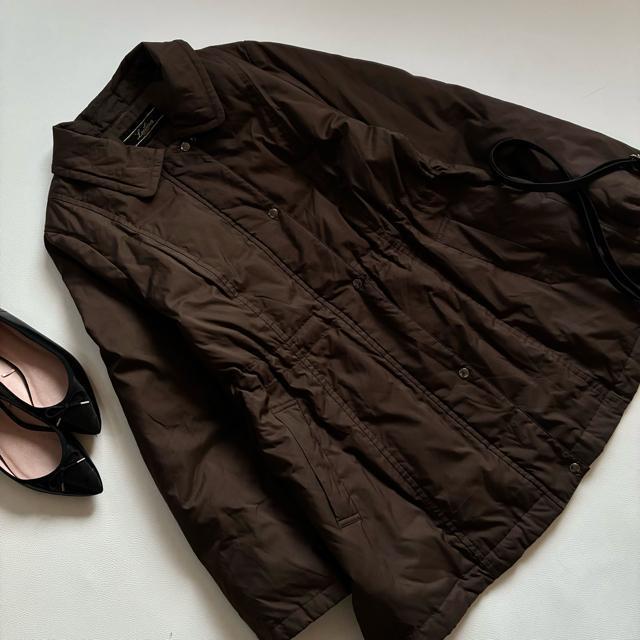 ◆美品◆レリアンプラス◆大きいサイズ◆ダウンジャケット◆ブラウン◆LL < ブランド ◆美品◆レリアンプラス◆大きいサイズ◆ダウンジャケット◆ブラウン◆LL < ブランドの