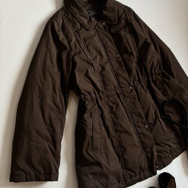 ◆美品◆レリアンプラス◆大きいサイズ◆ダウンジャケット◆ブラウン◆LL < ブランド ◆美品◆レリアンプラス◆大きいサイズ◆ダウンジャケット◆ブラウン◆LL < ブランドの