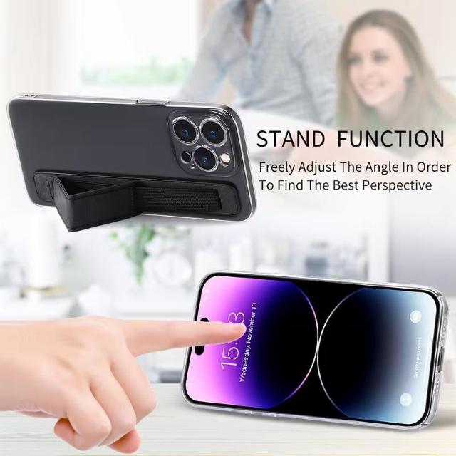 爆ヤス価格490円★粘着式携帯電話プッシュプルブラケット 滑り止め・落下防止 リストストラップ多機能デスクトップサポート 黒 < 家電/AV 爆ヤス価格490円★粘着式携帯電話プッシュプルブラケット 滑り止め・落下防止 リストストラップ多機能デスクトップサポート 黒 < 家電/AVの