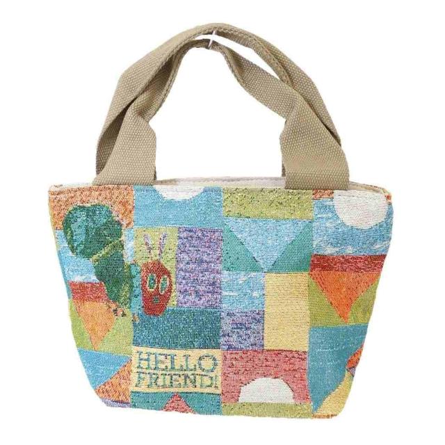 はらぺこあおむし ゴブラン織り ミニトート ランチトート ランチバッグ 手提げ トート A < 女性ファッション はらぺこあおむし ゴブラン織り ミニトート ランチトート ランチバッグ 手提げ トート A < 女性ファッションの