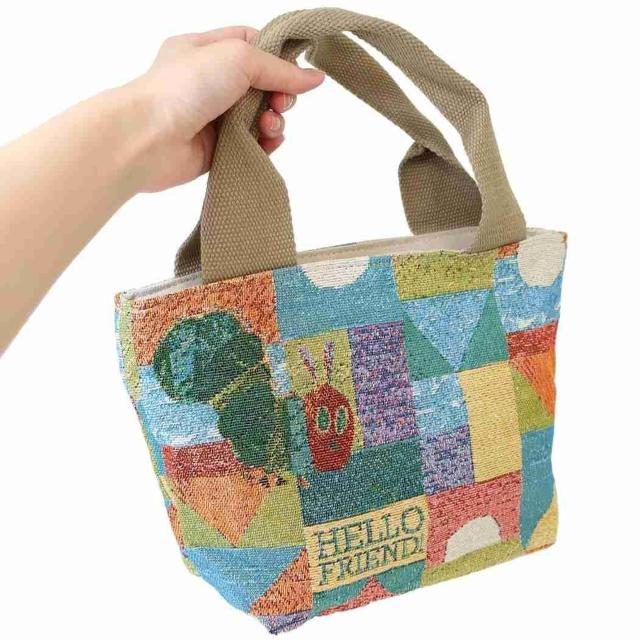 はらぺこあおむし ゴブラン織り ミニトート ランチトート ランチバッグ 手提げ トート A < 女性ファッション はらぺこあおむし ゴブラン織り ミニトート ランチトート ランチバッグ 手提げ トート A < 女性ファッションの