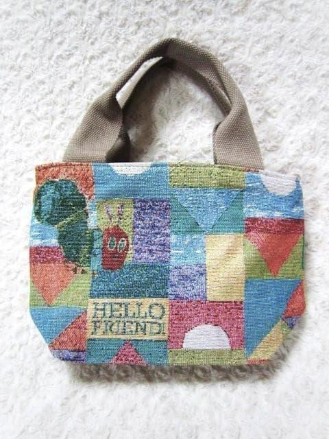 はらぺこあおむし ゴブラン織り ミニトート ランチトート ランチバッグ 手提げ トート A < 女性ファッション はらぺこあおむし ゴブラン織り ミニトート ランチトート ランチバッグ 手提げ トート A < 女性ファッションの