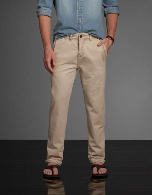 yAbercrombie & FitchzAoN@Vintage Slim Straight `mpc 28/Khaki  uh 