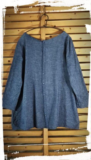 *Samansa Mos 2*柔らかコットン デニムライク プルオーバー < ブランド  *Samansa Mos 2*柔らかコットン デニムライク プルオーバー < ブランドの