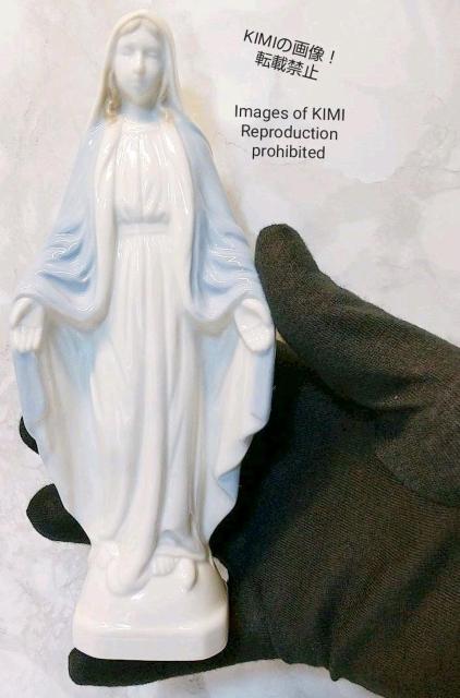 美しいマリア像 陶器製 高さ18.3cm 宗教美術 キリスト教美術 西洋美術 < インテリア/ライフ  美しいマリア像 陶器製 高さ18.3cm 宗教美術 キリスト教美術 西洋美術 < インテリア/ライフの