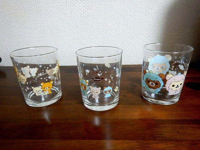 ◆りらっくま ミニグラス3個セット 未使用品 < インテリア/ライフ  ◆りらっくま ミニグラス3個セット 未使用品  < インテリア/ライフの