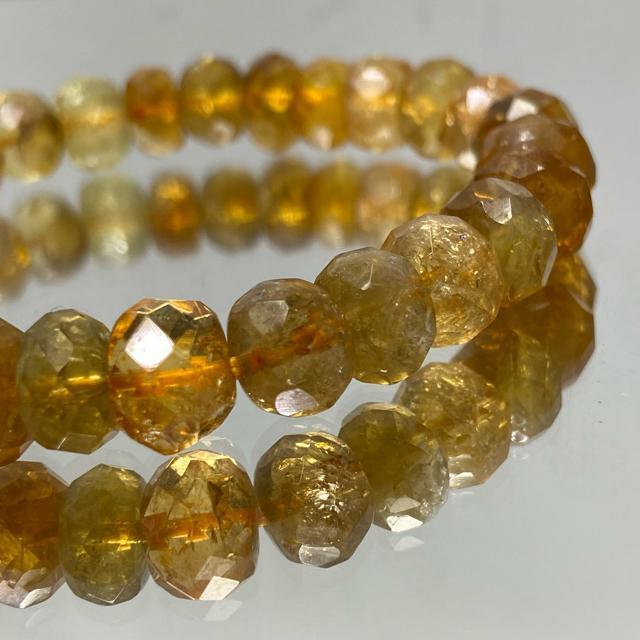 《No.435》ブラジル産 天然石シトリン ボタン多面カット < 女性アクセサリー/時計  《No.435》ブラジル産 天然石シトリン ボタン多面カット  < 女性アクセサリー/時計の