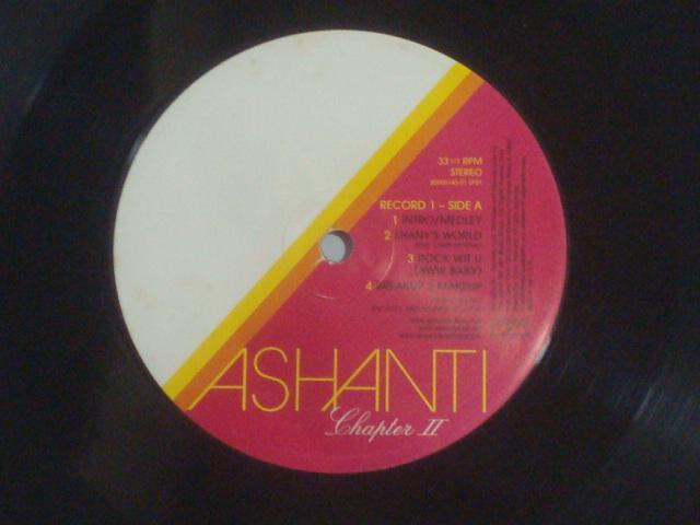 CHAPTER U / ASHANTI US盤2LP シュリンク付 < CD/DVD/ビデオ  CHAPTER U / ASHANTI US盤2LP シュリンク付 < CD/DVD/ビデオの