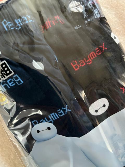 Mサイズ!2枚セット!ディズニー!ベイマックス!柄!前開きあり!ボタン付き!トランクス! < 男性ファッション  Mサイズ!2枚セット!ディズニー!ベイマックス!柄!前開きあり!ボタン付き!トランクス! < 男性ファッションの